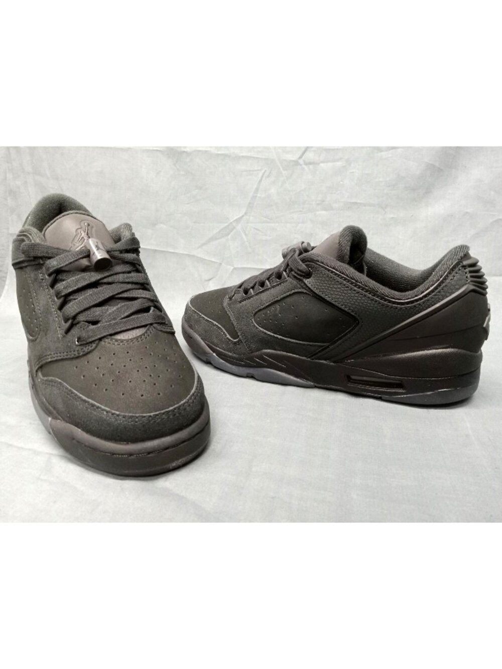 Jordan Sixty Plus Low (GS) Suede Black Dark Smoke Grey Boys Size 6.5 NEW IN BOX!